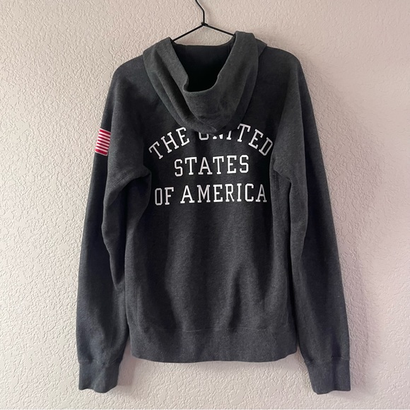 NIKE TECH TEAM USA Full zip HOODIE JACKET Olympic Rare Size small - Picture 6 of 9